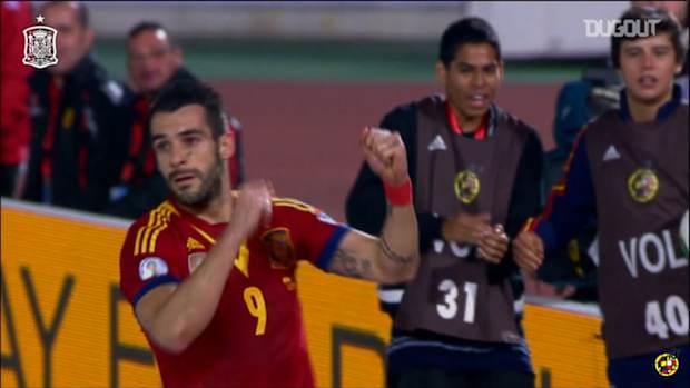 Álvaro Negredo’s best moments with the Spanish national team